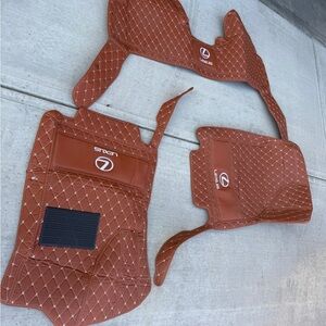 Lexus Brown Quilted Car Floor Mats